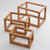 American Metalcraft BAMRSet 7.5" L x 4.25" W x 4.75" H Bamboo Frame Riser