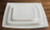 Winco WDP009-102 Porcelain Bright White Square Plate (12 Each Per Case)