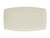 Tuxton BEH-140Q Ceramic American White/Eggshell Rectangular Plate (1 Dozen)