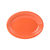 Tuxton CPH-1142 Ceramic Papaya Oval Platter (1 Dozen)