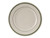 Tuxton TGB-016 10-1/2" Ceramic American White/Eggshell With Green Band Round Plate (1 Dozen)