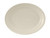 Tuxton HEH-131 Ceramic American White/Eggshell Oval Platter (1 Dozen)