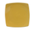 CAC China R-FS21-Y Yellow Ceramic Square Clinton Plate (1 Dozen)