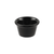 CAC China MRKF-1-BLK 1.5 Oz. Black Round Plastic Ramekin (8 Dozen Per Case)