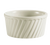 CAC China RKF-6-S 3.5" Dia. 6 Oz. Bone White Ceramic Round RKF Souffle Bowl (3 Dozen Per Case)