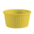 CAC China RKF-1-Y 1 Oz. Yellow Round Fluted Ceramic RKF Ramekin (4 Dozen Per Case)