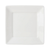 Tuxton ABU-002 Ceramic Pearl White Square Plate (2 Dozen Per Case)