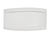 CAC China GAD-RT13 Bone White Porcelain Rectangular Garden State Platter (1 Dozen)