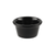 CAC China MRKF-2-BLK 2 Oz. Black Round Plastic Ramekin (8 Dozen Per Case)