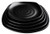 Winco WDM013-302 Plastic Black Square Plate (24 Each Per Case)
