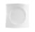 CAC China FSB-20 Super White Porcelain Rectangular Fashion Bridge Plate (8 Each Per Case)