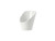 Tuxton GZP-040 4 Oz. Porcelain Porcelain White Slanted Bowl (1 Dozen)