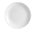 CAC China H-CP16 10.5" Dia. Super White Porcelain Round Hampton Plate (1 Dozen)