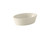 Tuxton BEK-100 10 Oz. Ceramic American White/Eggshell Oval Baking Dish (1 Dozen)