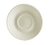 CAC China RID-2 5" Dia. American White Ceramic Round Ridgemont Saucer (3 Dozen Per Case)