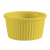 CAC China RKF-3-Y 3 Oz. Yellow Round Fluted Ceramic RKF Ramekin (4 Dozen Per Case)