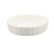 CAC China QCD-10 42 Oz. Super White Porcelain Round Quiche Baking Dish (1 Dozen)