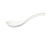 CAC China SPN-52 Super White Porcelain Accessories Soup Spoon (6 Dozen Per Case)
