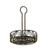 American Metalcraft LDCC16 Ironworks Condiment Rack 6.25" Dia. x 9" H