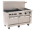 Wolf C60SS-6B24G-LP 60" Liquid Propane Restaurant Range - 278,000 BTU