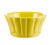 CAC China RMK-F4-Y 4 Oz. Yellow Floral Ceramic RMK Ramekin (4 Dozen Per Case)