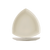 CAC China REC-CT16 American White Ceramic Triangular REC Plate (1 Dozen)