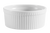 CAC China SFB-48 6.75" Dia. 48 Oz. Super White Porcelain Round SFB Souffle Bowl (2 Dozen Per Case)