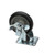 09056 REP CASTER-5"GREY DNT SWIVEL/BRAKE