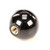 HC162629 KNOB-BALL 3/8-16 THD BLACK