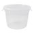 Rubbermaid FG572324CLR 6 Qt. Clear Round Polypropylene Storage Container