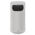 Rubbermaid FGSO16SSSGL 12 Gallon Satin Stainless Steel European Series Indoor Receptacle