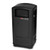 Rubbermaid FG396400BLA 50 Gal. Black Plastic Rectangular Plaza Container
