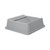 Rubbermaid FG266400GRAY Gray Square Untouchable Container Top (4 Each Per Case)