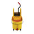 Rubbermaid FG757688YEL 44 Qt. Yellow Steel Plastic Down Press Wringer WaveBrake Mopping System
