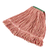 Rubbermaid FGD21206RD00 1" Wide Head Medium Red Cotton Super Stitch Mop Head