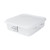 Rubbermaid FG650900WHT White Square Polyethylene Lid
