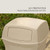 Rubbermaid FG917188BEIG 45 Gal. Beige Plastic Ranger Container