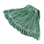 Rubbermaid FGD21206GR00 1" Wide Band Medium Green Cotton Super Stitch Mop Head
