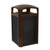 Rubbermaid FG397500SBLE 50 Gal. Brown Plastic Landmark Series Classic Container