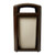 Rubbermaid FG397500SBLE 50 Gal. Brown Plastic Landmark Series Classic Container