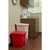 Rubbermaid FG614600BEIG 23 Gal. Beige Plastic Rectangular Step-On Container