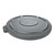 Rubbermaid FG260900GRAY Gray BRUTE Container Lid (6 Each Per Case)