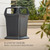 Rubbermaid FG917388BLA 45 Gal. Black Plastic Ranger Container