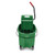 Rubbermaid FG758888GRN 35 Qt. Green Molded Plastic Side Press Wringer WaveBrake Mopping Combo