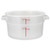 Winco PTRC-2 2 Qt. Translucent Round Polypropylene Storage Container