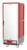 Metro C539-HFS-4 C5 3 Series Red Full-Size Insulated Heated Holding Cabinet with Solid Door and Fixed Wire Slides - 120V