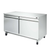 Infrico USA IUC-UC60R 60.38"W Two-Section Solid Door Undercounter Refrigerator