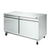 Infrico USA IUC-UC60R 60.38"W Two-Section Solid Door Undercounter Refrigerator