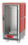 Metro C537-HLFC-U C5 3 Series Red 3/4-Size Insulated Low Wattage Heated Holding Cabinet with Clear Door and Universal Wire Slides - 120V