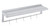 Channel TWS1248 Shelf Wall-Mounted Tubular 48"W Aluminum Construction